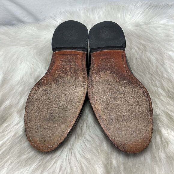 Johnston & Murphy VTG Crown Aristocrat Brown Leather Tassel Loafers‎ Sz 10.5 D/B